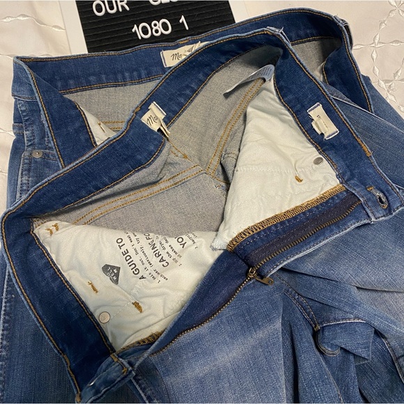 MADEWELL Stove piped Jeans, Raw hem, 28" Tall fit, 28" inseam. NWOT - Picture 5 of 6